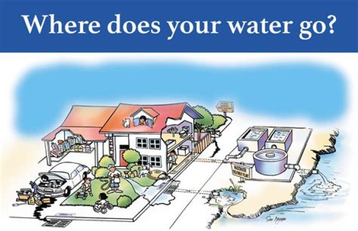 Where does water go when it runs off a street?