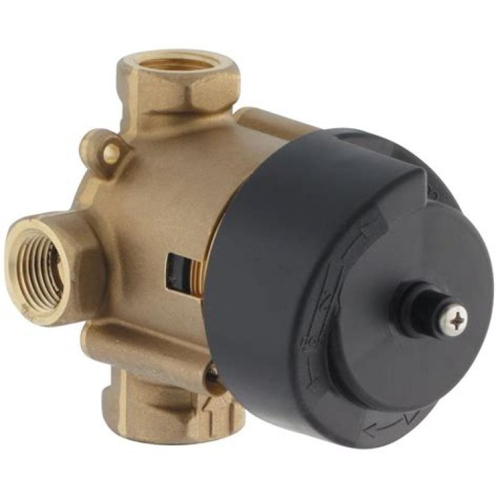 Where is the diverter valve on a Kohler shower?