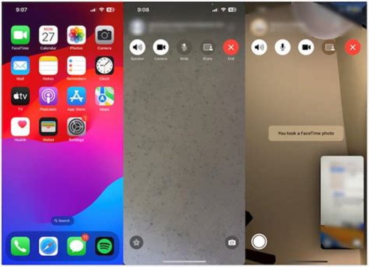 Where is the FaceTime photo I took?