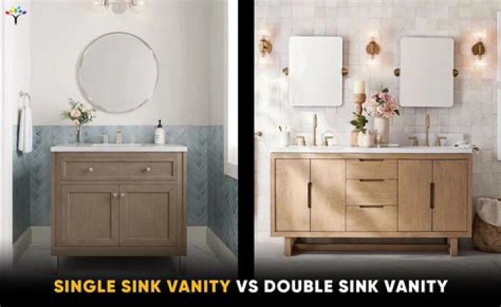 Which is better a double sink or single sink in a bathroom?