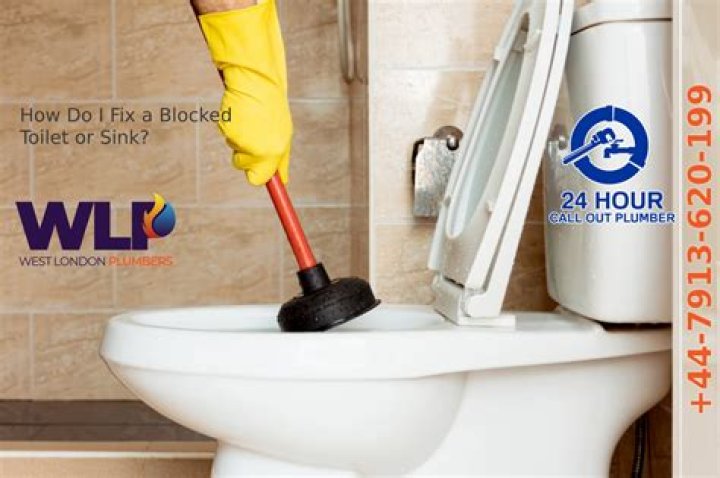 Who do I call for a blocked toilet?
