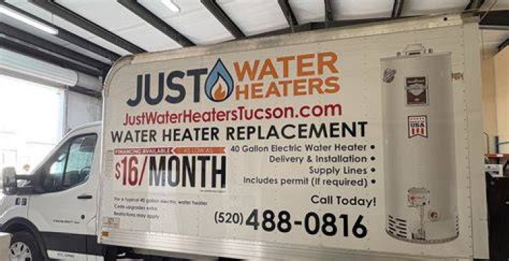 Who is just water heaters in Tucson AZ?