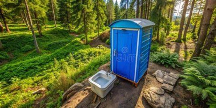 Who is responsible for providing a portable toilet?