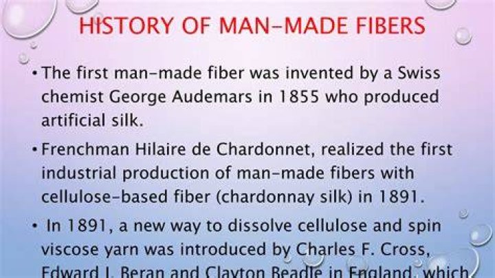 Who was the first man made fiber?