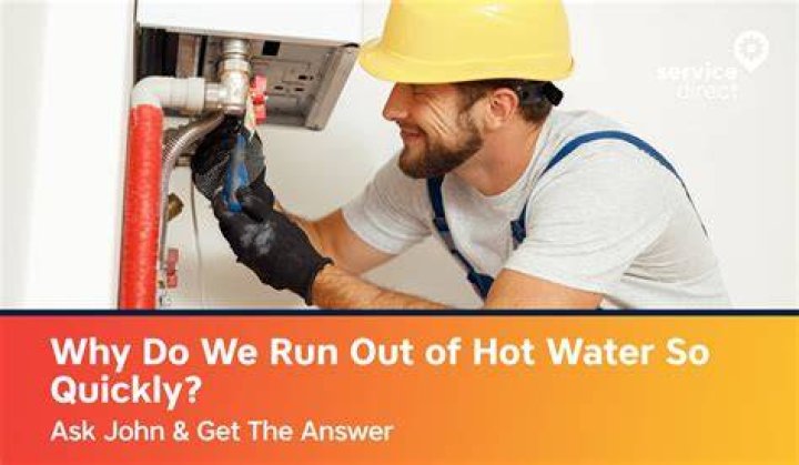 Why am I suddenly running out of hot water?