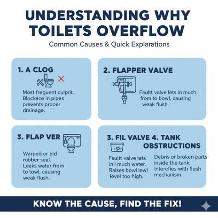 Why are all my toilets overflowing?