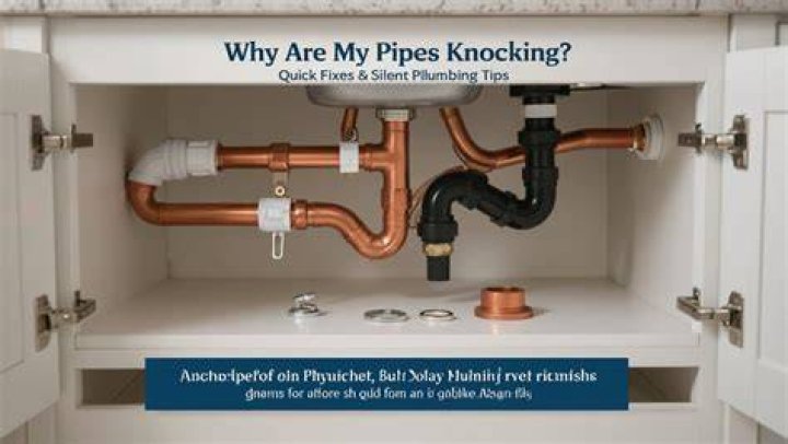 Why are my bathroom pipes knocking?