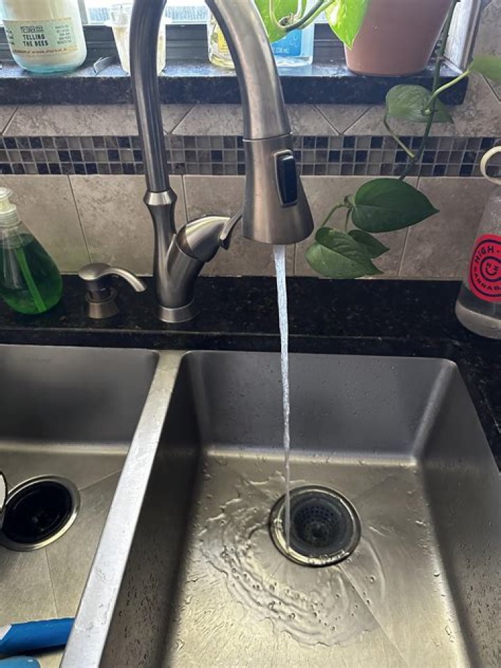 Why are there bubbles in my Kitchen Sink?
