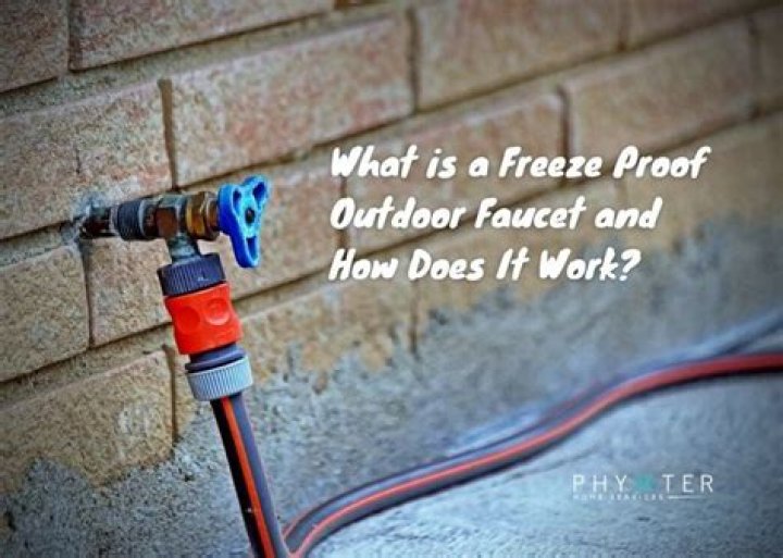 Why did my outside faucet stop working?