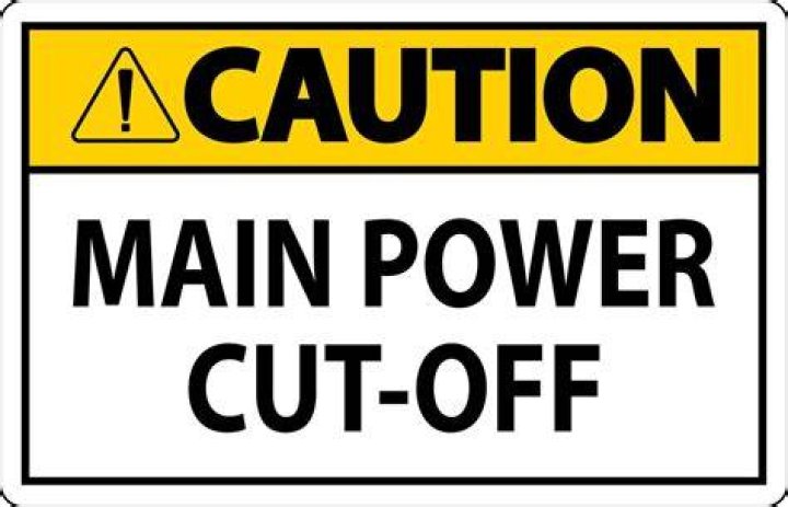 Why did my power cut off for a second?