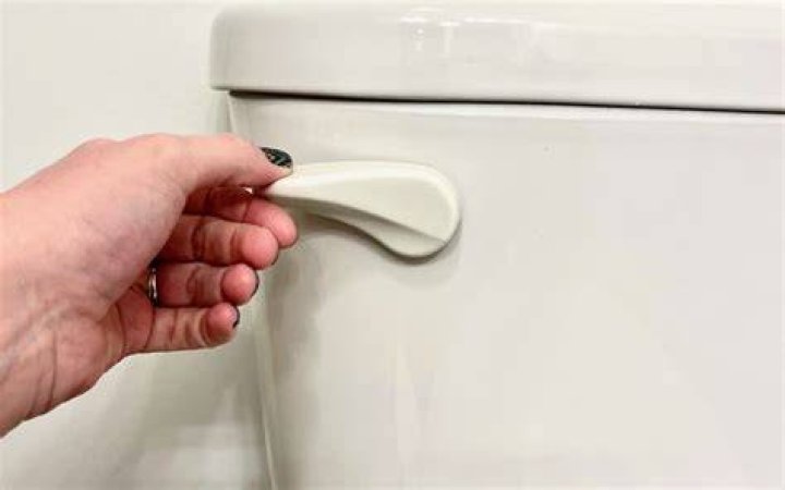 Why do I have to shake the handle on my toilet?