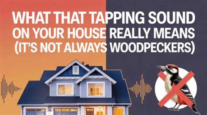 Why do I hear a tapping sound in my house?
