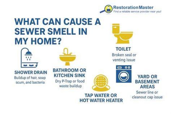 Why do I Smell sewer fumes at night?