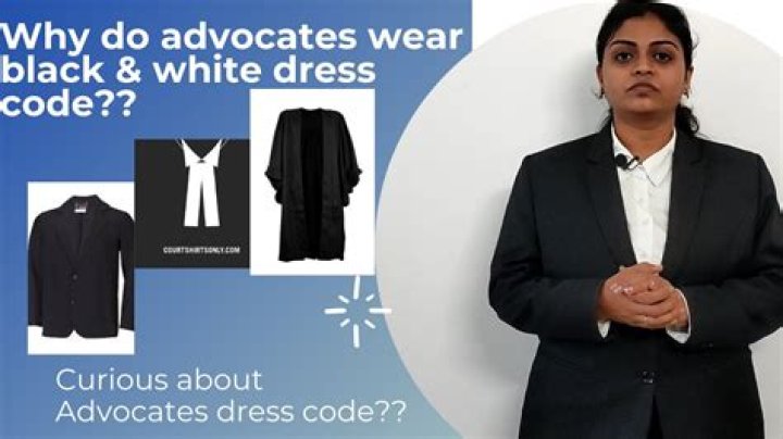 Why do lawyers wear black and white?