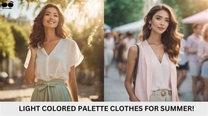 Why do people wear light colored clothes during hot day?