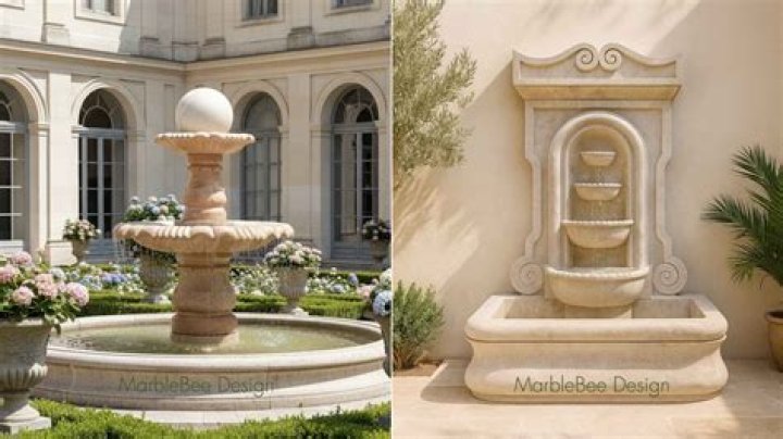 Why do water fountains have two streams?