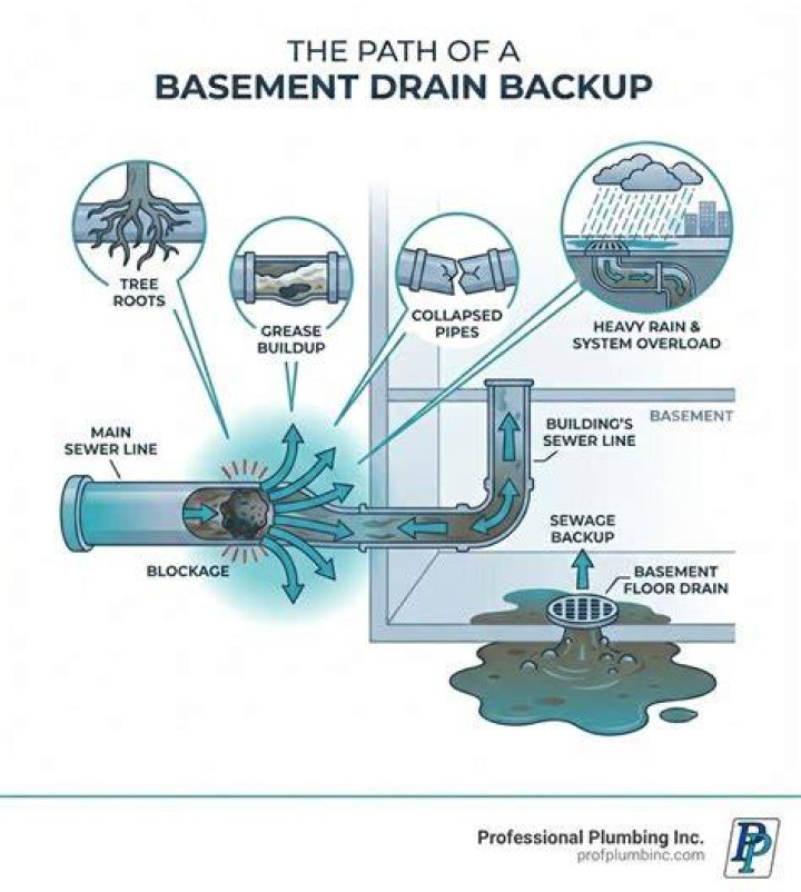 Why does my basement drain overflow?