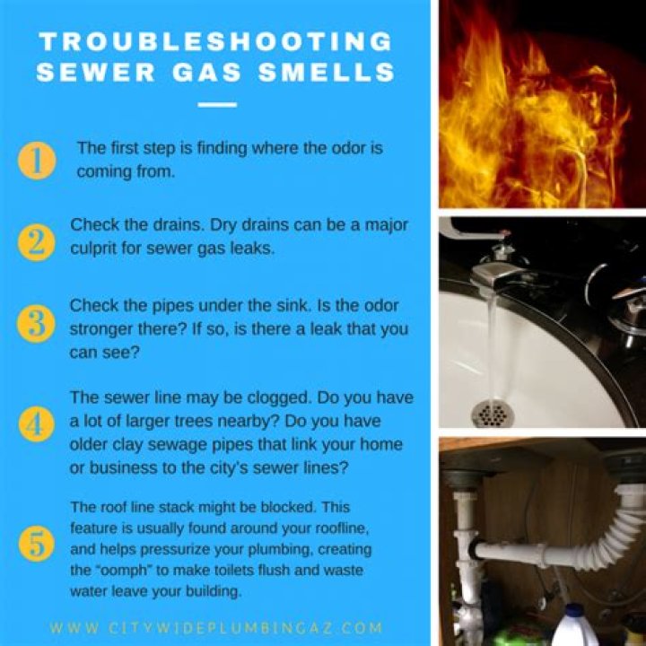 Why does my bathroom smell like methane gas?