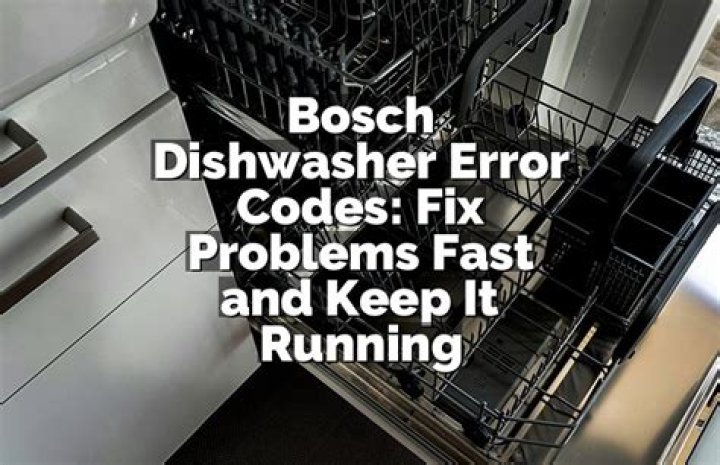 Why does my Bosch dishwasher keep running?