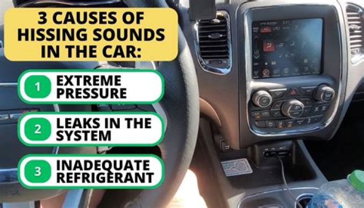 Why does my car make a hissing sound when starting?