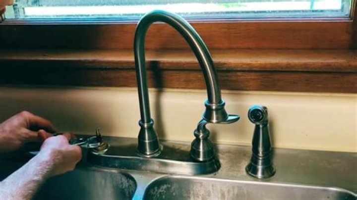 Why does my faucet make a noise when I Turn on the water?