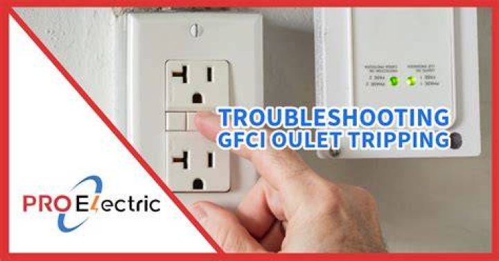 Why does my GFCI outlet keep tripping when it rains?