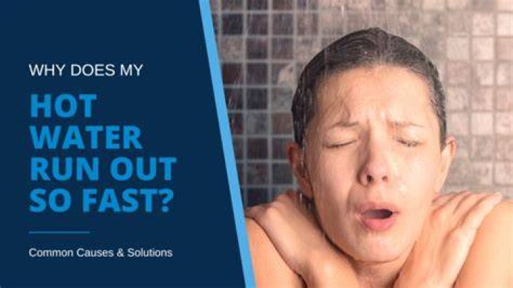 Why does my house run out of hot water fast?