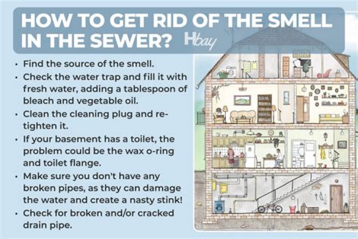 Why does my kitchen floor smell like sewage?