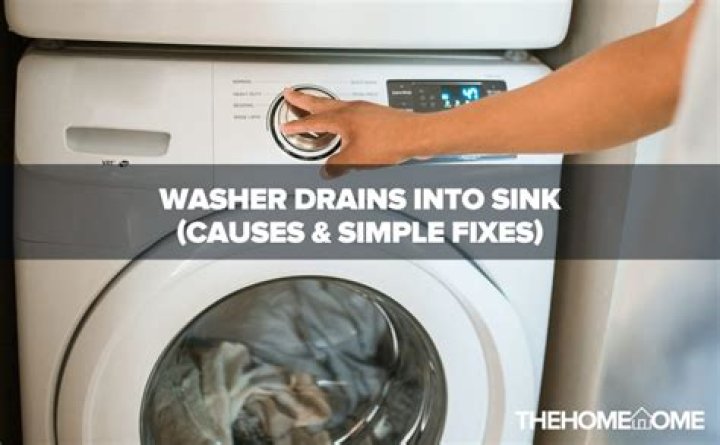 Why does my kitchen sink bubble when my washer drains?