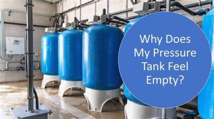 Why does my pressure tank have no water?