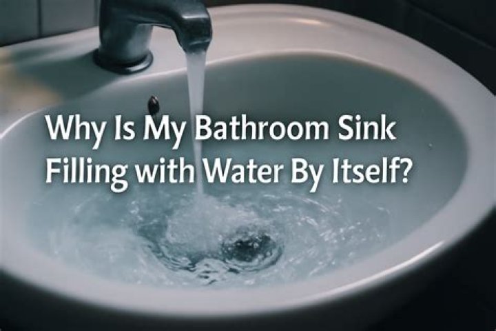 Why does my sink fill when I shower?