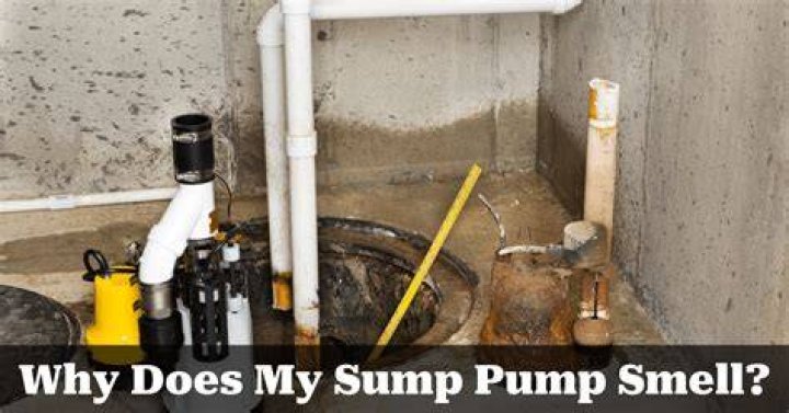 Why does my sump pump smell like gasoline?