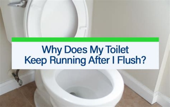 Why does my toilet run for a few seconds then stop?