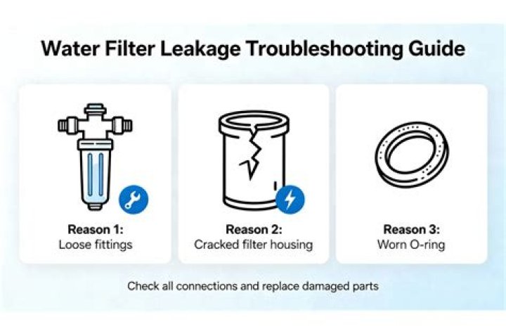 Why does my water filter keep leaking?