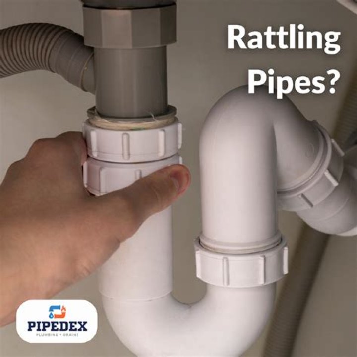 Why does my water pipes rattle when I Turn on the water?