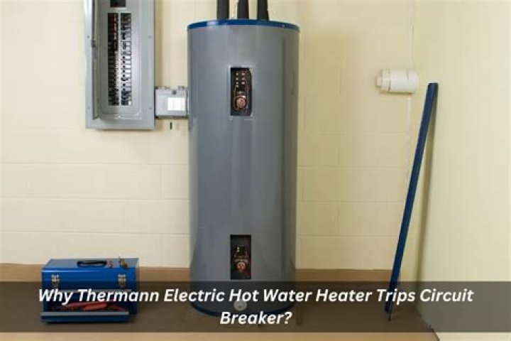 Why does the hot water circuit breaker keep tripping?