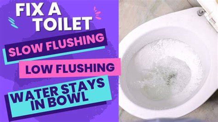 Why does toilet water spin but not flush?