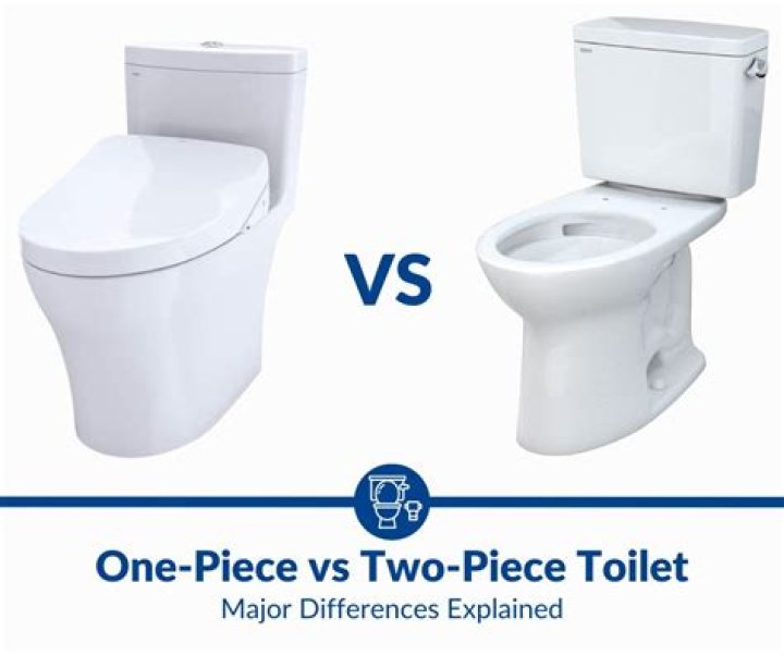 Why is a one piece toilet better than a two-piece?