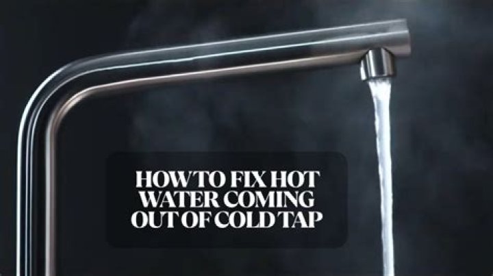 Why is cold water coming out of my hot water tap?
