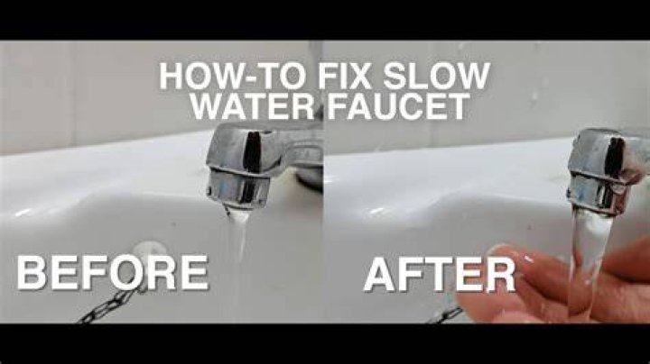 Why is my bath tap running slow?