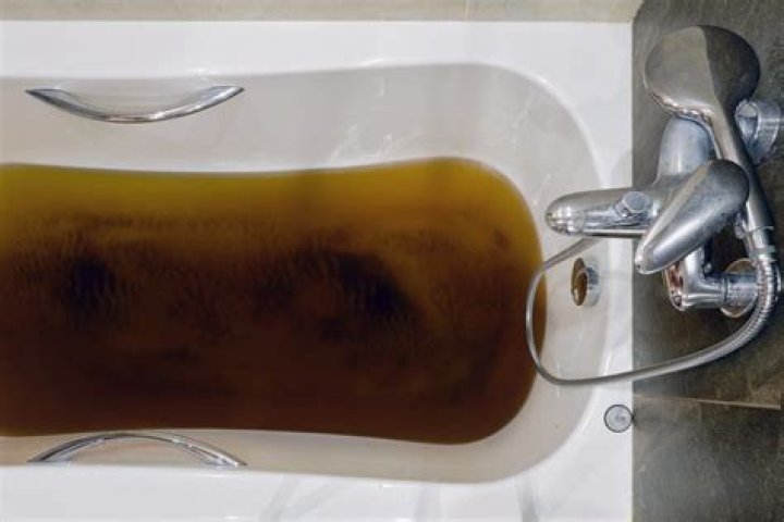 Why is my bath water coming out dirty?