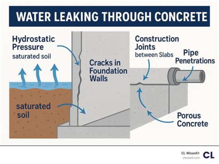 Why is my concrete slab leaking?