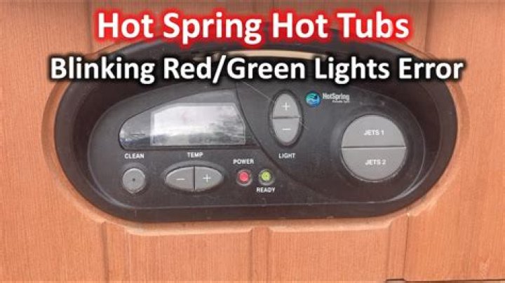 Why is my hot tub blinking?