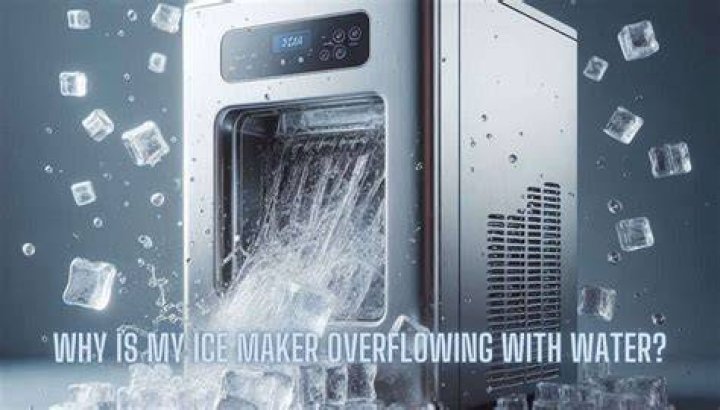 Why is my ice maker overflowing with water?