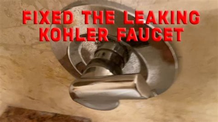 Why is my Kohler faucet leaking?