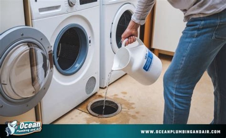 Why is my laundry floor drain backing up?