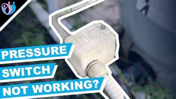 Why is my pressure switch not turning off?