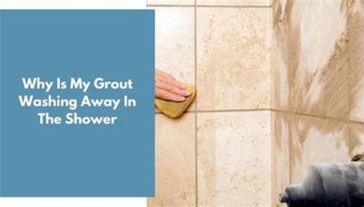 Why is my shower grout dissolving?