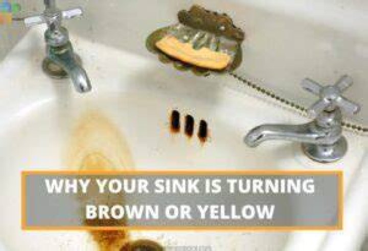 Why is my sink turning brown?