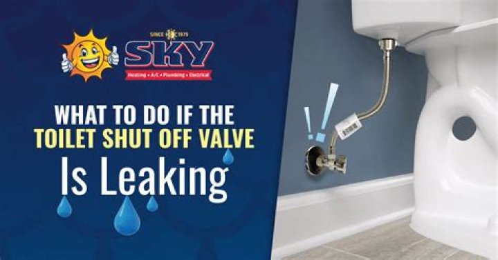 Why is my toilet leaking from the shut-off valve?